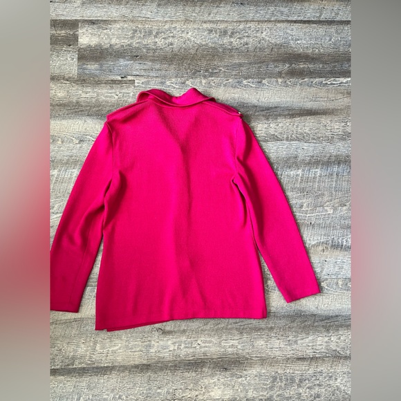 Vintage 1980's St. John Knits Fuschia Sweater - Picture 7 of 7